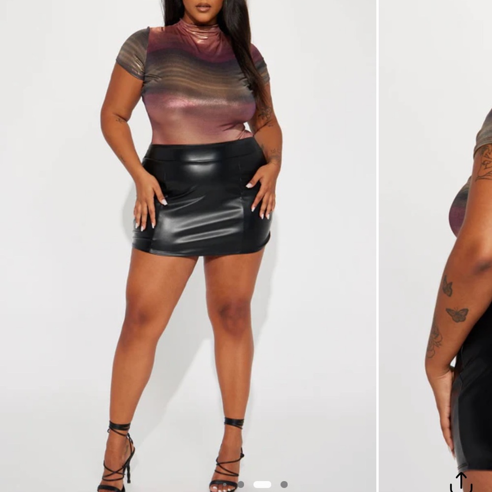 Fashion Nova Multicolor Bodysuit